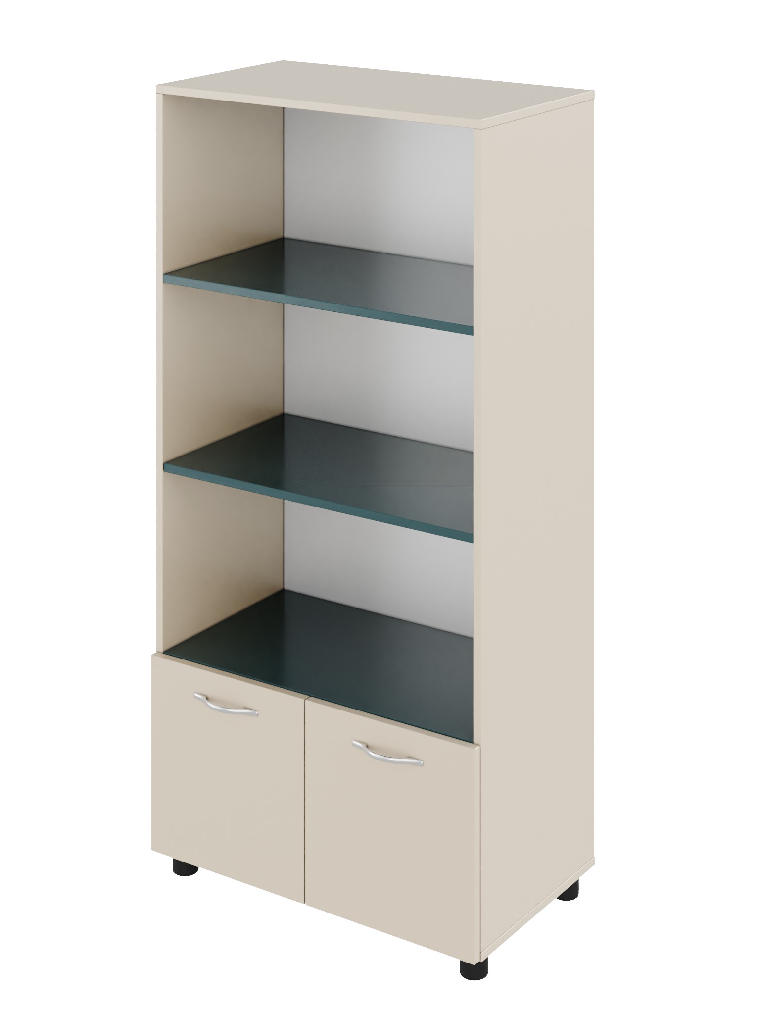 Шафа з трьома відкритими нішам Standard (7897) 698х416х1506 мм МЕБЛІ ТЕХНОСТИЛЬ